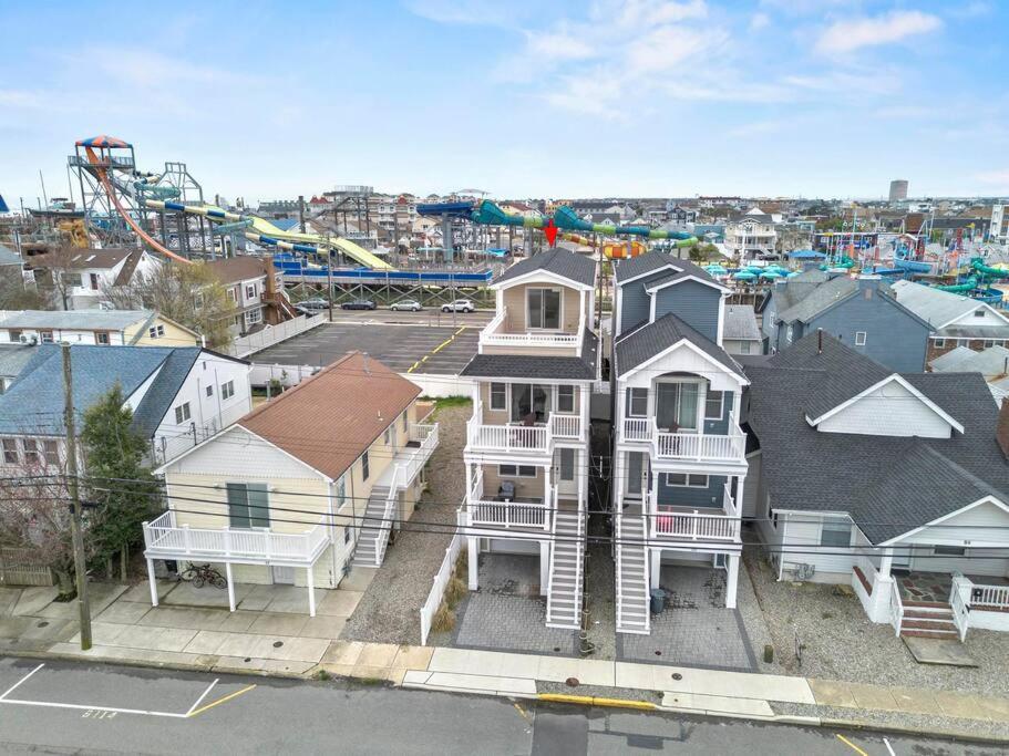 Steps From Beach & Boardwalk, Ocean Views With 5 Decks, 3 Cars Seaside Heights Exterior photo